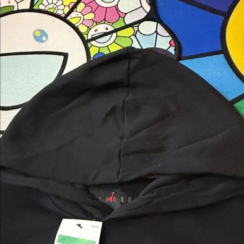 Jordan Black Hoodie with Jumpman Logo